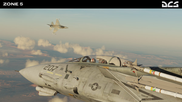 Screenshot z DCS: F-14A Zone 5 Campaign
