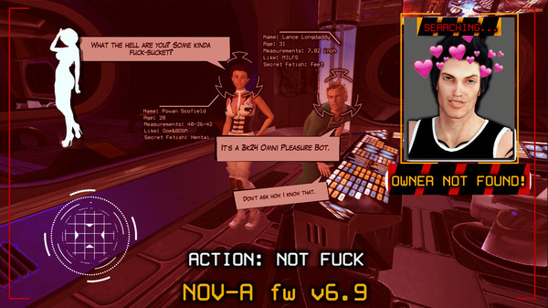 Screenshot z Space SEX: Judgment Day