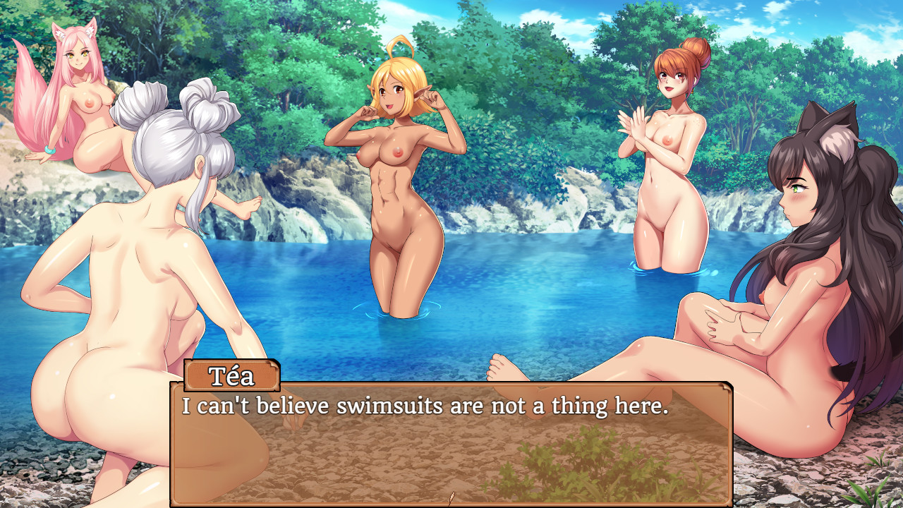 After I met that catgirl, my questlist got too long!  - 18+ Free DLC scene