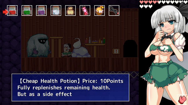 Screenshot z Youmu Konpaku & Dungeon of Lewd Creatures Screenshot z Youmu Konpaku & Dungeon of Lewd Creatures