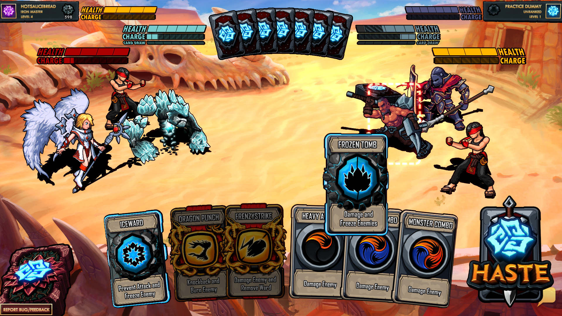 HASTE: Real-Time Card Combat Featured Screenshot #1