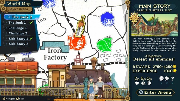 Screenshot z StellaGale: The Trials Of Faith