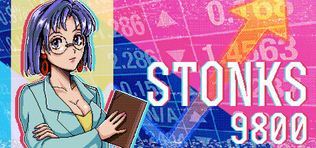 STONKS-9800: Stock Market Simulator Poster