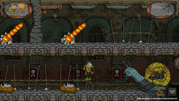 Screenshot z Charlie The Roach
