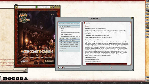 Fantasy Grounds - Aegis of Empires 3: When Comes the Moon