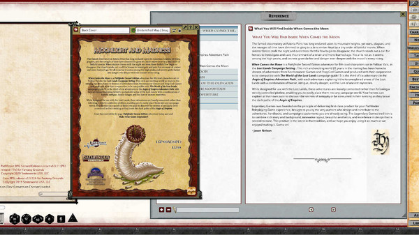 Fantasy Grounds - Aegis of Empires 3: When Comes the Moon