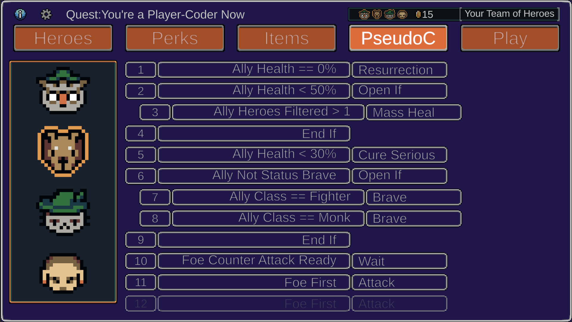Team Hero Coder screenshot #6