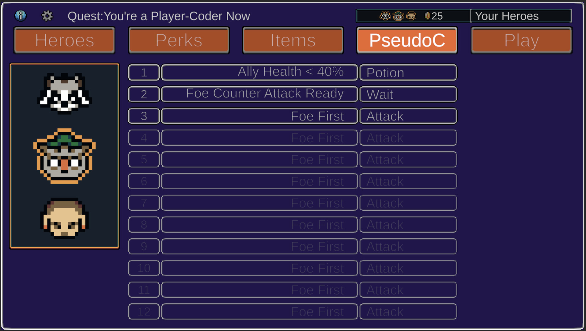 Team Hero Coder screenshot #2