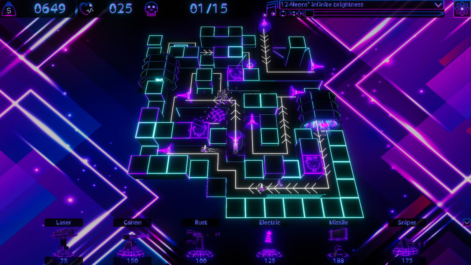 Neonverse Defenders screenshot #5