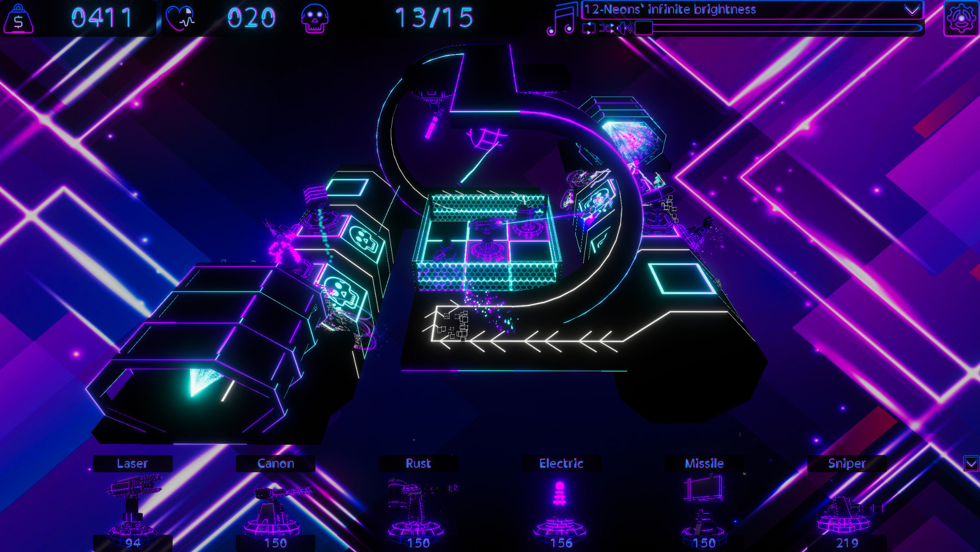 Neonverse Defenders screenshot #3
