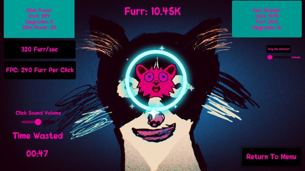 Screenshot z Endless Furry Clicker