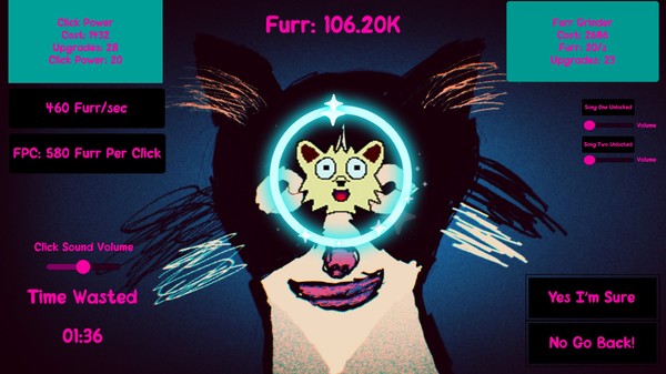 Screenshot z Endless Furry Clicker