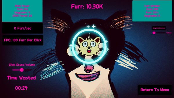 Screenshot z Endless Furry Clicker