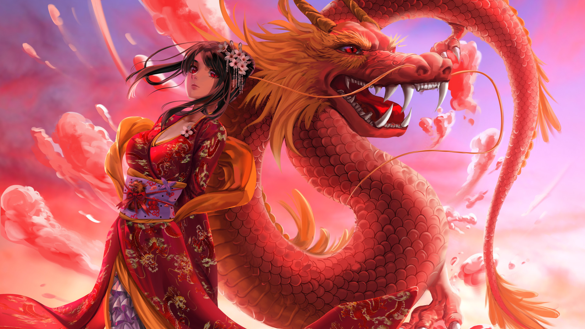 Girls and Dragons screenshot 1