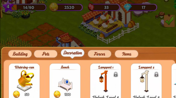 Screenshot z ZenFarm