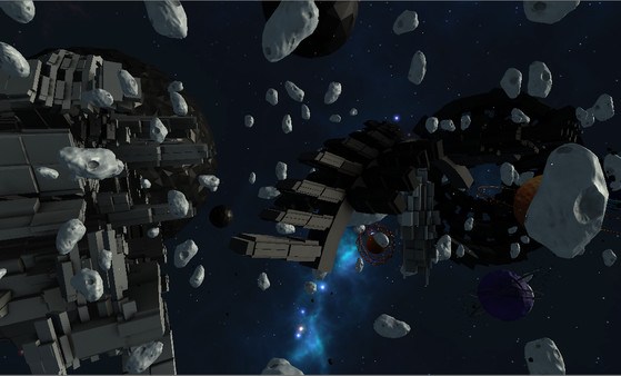 Screenshot z VR Spaceship Battle