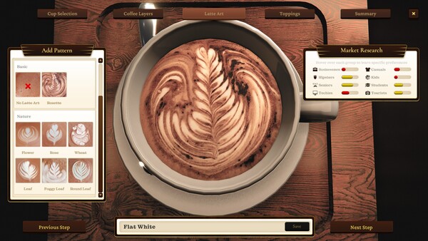 Screenshot z Espresso Tycoon