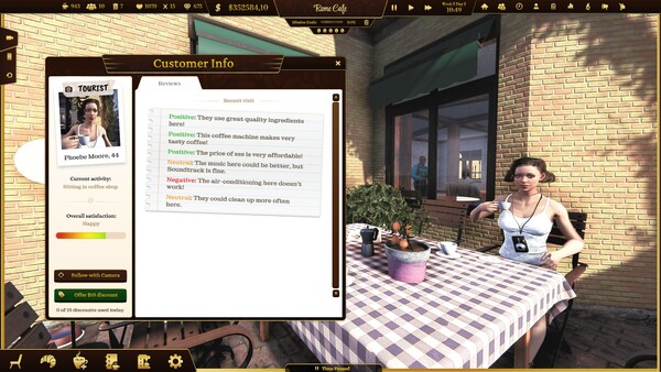 Screenshot z Espresso Tycoon