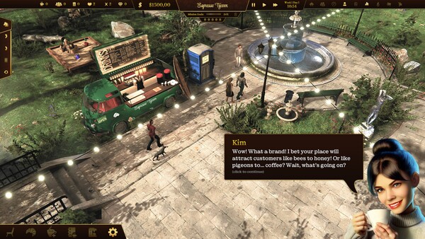 Screenshot z Espresso Tycoon