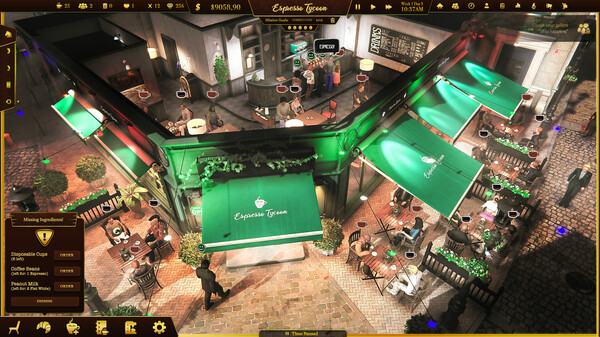 Screenshot z Espresso Tycoon