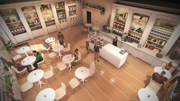 Screenshot z Espresso Tycoon