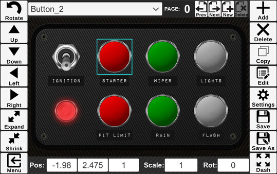 DashPanel - Virtual Button Box Unlock