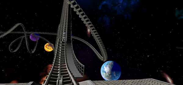 VR Galactic Roller Coaster — скриншот 1