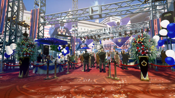 Screenshot z GGST Additional Battle Stage 2 - White House Reborn