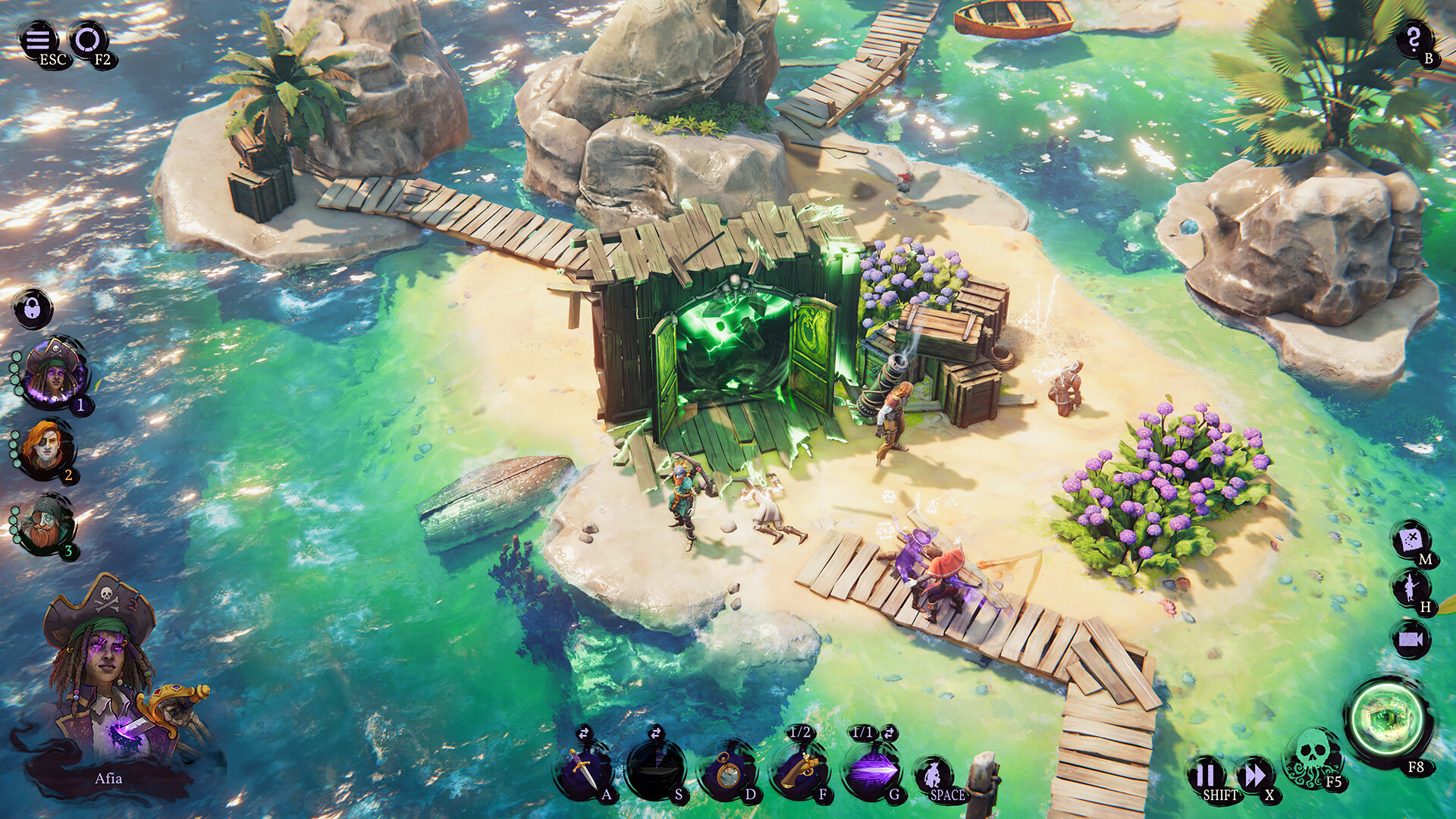 Скриншот игры Shadow Gambit: The Cursed Crew - 1