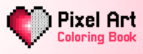 Pixel Art Coloring Book cover art