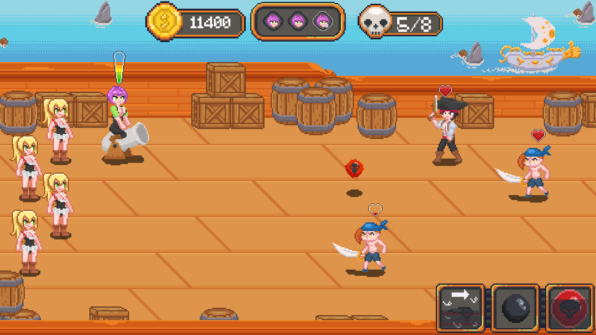 Plunderers Adventures: Sea of Whores screenshot 3