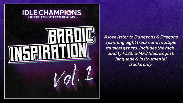 Idle Champions - Bardic Inspiration Vol 1