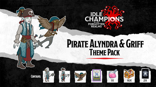 Idle Champions - Pirate Alyndra & Griff Theme Pack