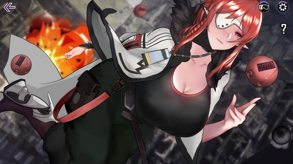 Screenshot of Infinite Jump gameplay showing in-action mechanics