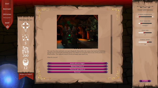 Screenshot z DnD Adventure: Wizard's Choice