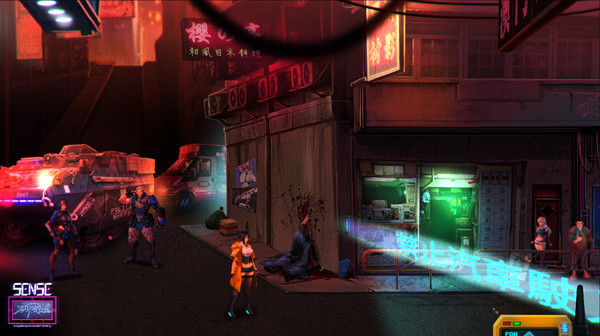 Screenshot z Sense - 不祥的预感: A Cyberpunk Ghost Story Soundtrack