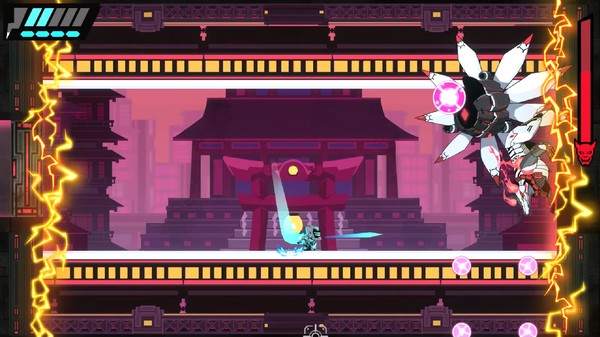 Screenshot z Cyjin: The Cyborg Ninja