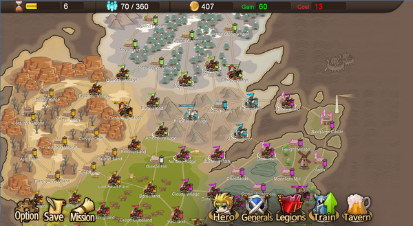 Screenshot z Age of Legion Screenshot z Age of Legion