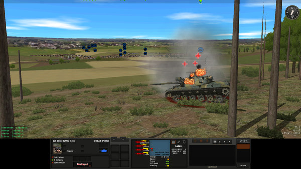 Screenshot z Combat Mission Cold War