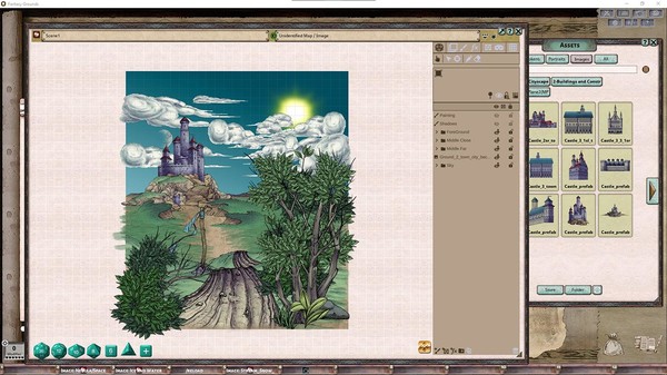 Fantasy Grounds - FG Town & Cityscapes Map Pack