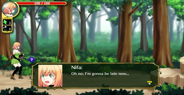 Screenshot z Nifa's First Mission