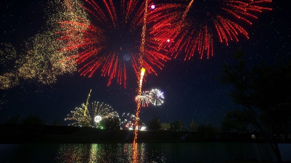 Screenshot z Fireworks Simulator: Realistic