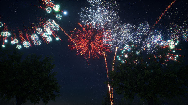 Screenshot z Fireworks Simulator: Realistic