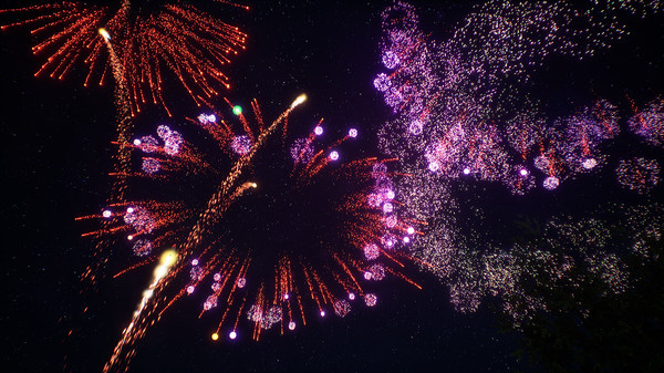 Screenshot z Fireworks Simulator: Realistic