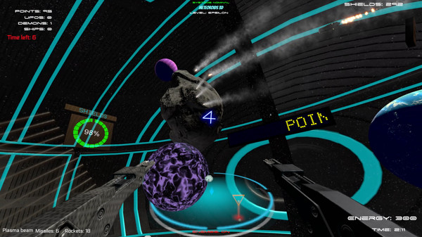 Screenshot z Meteoroids 3D