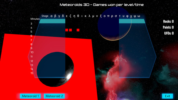 Screenshot z Meteoroids 3D
