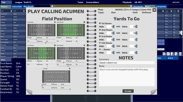 Greats of the Gridiron screenshot 5