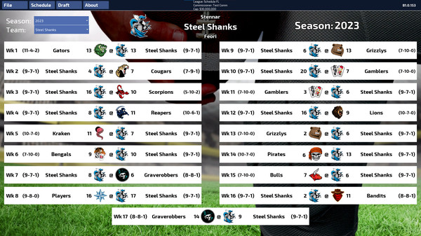 Greats of the Gridiron screenshot 1