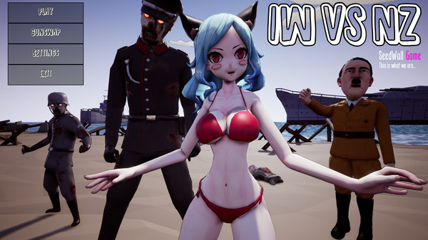 Inglorious Waifu VS Nazi Zombies.