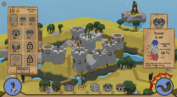 Screenshot z Castle Constructor